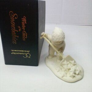 Department 56 Snowbabies So Much Work To Do Figurine Christmas